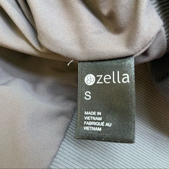Zella Women’s gray oversized full zip track jacket size small - Picture 7 of 9
